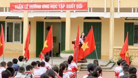 Trường Tiểu học Hồng Châu " Tuần lễ hưởng ứng  học tập suốt đời năm 2022"